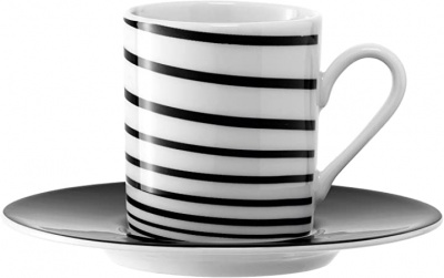 Kávová šálka Jazz LSA s horizontálnym vzorom