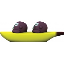 Dve veselé opičky- koreničky na banáne Banana bros