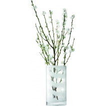 Váza LSA Linen biela, 32 cm